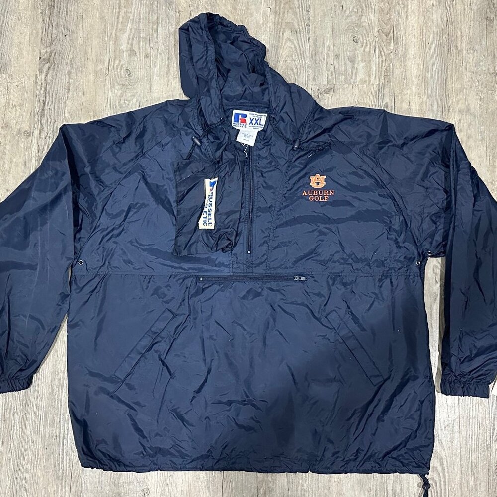 Russell Athletic Auburn Tigers Golf Windbreaker Jacket – XXL – New with Tags